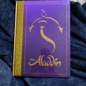DISNEY ALADDIN HARDCOVER BOOK NWT